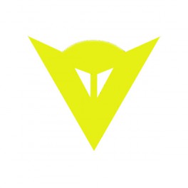 Sticker Dainese 60x50 mm Jaune Fluo